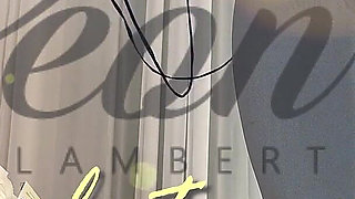 Amazingly Hot and Sexy Cute Beauty with All Natural Big Boobs and Big Ass in Leggings No Panties Takes All the Cum on Her Tits