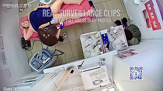 Surveillance camera in a hair removal salon