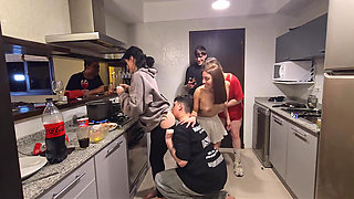 Two Friends Share a Big Cock, Threesome in the South! Knock Knock Stream
