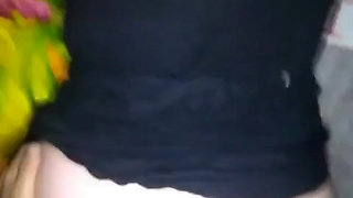 My Girlfriend with a Dress in Foursome in Bed 2