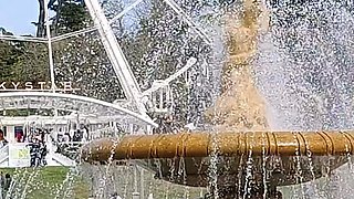 outdoor fountains exposed bra