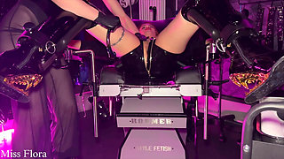 Lezdom Orgasm Control, Torment and Squirting with Mia Stone - Bondage Lesbian Domination