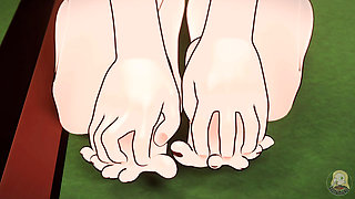 Lumine and Hutao tickling challenge