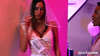 Scarlit Scandal's Party Night Turns Into Interracial Heat