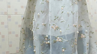 Sassy Riya #1 Bathroom Show Sexy Bra