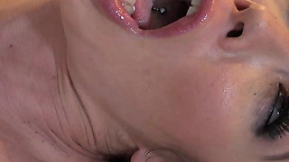 Tiffany Fox Orgasms with Her Big Pink Vibrator