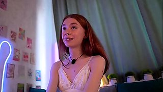 Close up teen foot worship