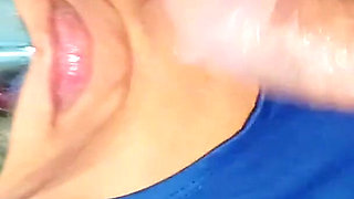 Indian Village Bhabhi Sucking Big Dick for Cumshot in Mouth, Best Oral Sex Face Fucking Deep Throat Video