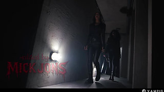 Ebony Monstergirl Vampirism - Canela Skin & Barbie Rous Lesbian Vampire Sex