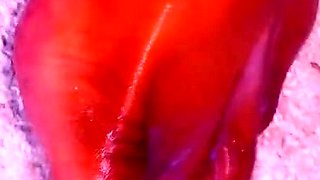 Amateur striptease and Solo masturbation