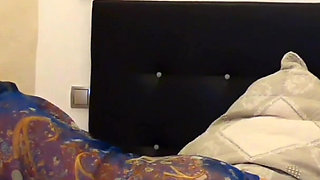 Selena's evening bed posing and sex