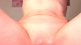 Blonde tight pussy babe solo toy fun in glamour masturbation