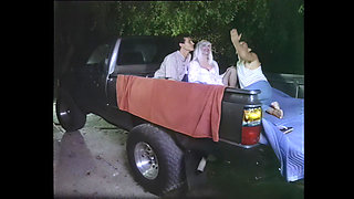 Italian Vintage Pornstar Cicciolina Takes Two Cocks in a Double Penetration