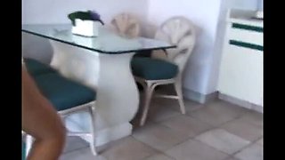 Petite Teen Princess Blindfolded and Dominated in Kitchen by Master Rick Savage