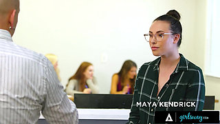 GIRLSWAY - Horny Focus Group Girls Abandon The Moderator For Hot Lesbian Foursome