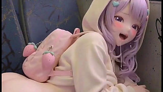 Shy Kawaii Hentai Girl, Alone on Bus