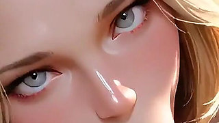 Pale Blonde Stepsister Blowjob and Doggystyle Fuck Wet Pussy Asmr! Ai