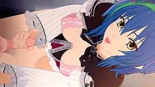 Xenovia and Issei fucks in the bathrooms, Rias finds out - DXD NTR Madness Series