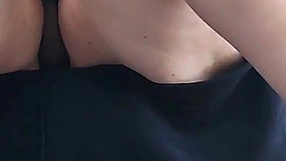 My Mother's Friend in a Dress, with Transparent Panties