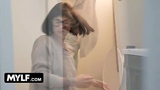 Pervmom - nice and handsome milf wants to get pregnant and needs her stepson's jizz to make it happen