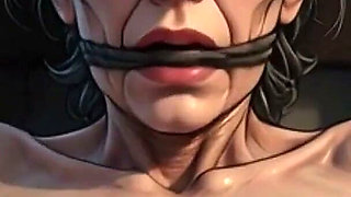 Extremely Old Granny in Bondage - Terrified yet Craving to Be Fucked