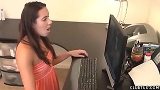 Bailey Bam And Maid Teen In Teen 18+ Maid Jacks Off Her Boss