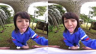 Outdoor Camp JAV VR: Blowjob, Doggy  Cowgirl Porn