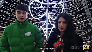 Hunt4k. start with a adorable striptease, get a Big Cock and lots of christmas gifts!