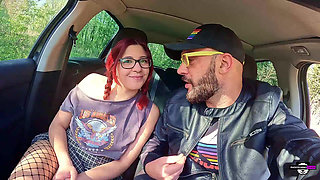 Blowjob in the Car, Cum