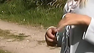 Wild Outdoor Couple Fucking on Beach Blanket