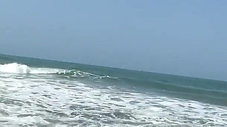 I Was Caught Having Completely Naked Sex on the Beach - Threesome on the Beach