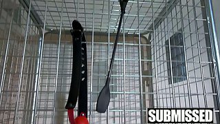 Olivia Sparkle Rope-Bound and Fucked in the Cage at Submissed