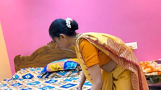 South indian sexy bhabhi ko desi uncle nekhub pussy fuck kiya, bhabhi ne apna pussy chataya