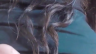 Her Black Panties and Beautiful Ass Make Me Hard Without Me Having to Use My Hands