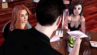 Hot brunette with a big butt in an erotic adventure