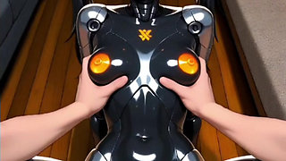 Hentai anime - Robot girl like a real woman