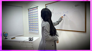 Math Teacher Fucks Embarrassing Student in the Middle of the Classroom