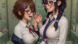 Girl Kissing Cosplay Anime Compilation