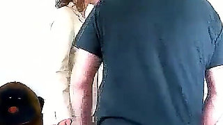 Cute step daughter Cristal with tight pussy gets fucked to orgasm by step dad