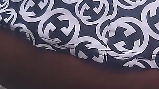 Rubbing Fingering My Wet Hairy Pussy Outdoors in Sexy Dress Squirting Cumming Hard