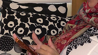 Hijab Stepmom Showing Stepson Forbidden Parts of Her Body and Want Sex