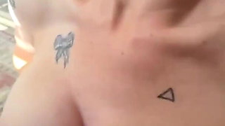 The Full Cumshot All Over My Tits