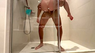 Maevaa Sinaloa Cheating Wife Pounded in Shower