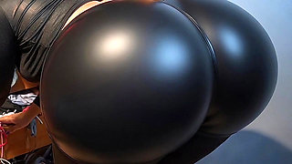 Big Ass Girl Bent Over Checking Her Closet