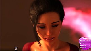 Hot 3D redhead licking a pussy while getting fucked