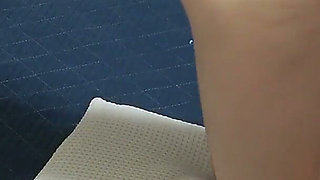 Indoor Camera in Girls' Apartment in Japan, Cute Girl Exercise Training While Wedgie Thong Leotard and Stick Out Natural Tits