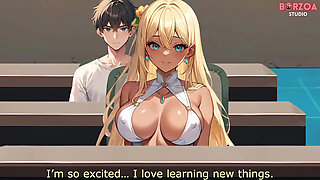 Sex Lesson - Day 3, BDSM Spank & Slave Lesson