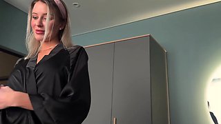 My booty Russian stepmom grants me with my very first sexual experience