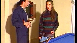 Stunning Babe From Germany Got Fucked on the Pool Table