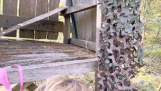 Miley-Weasel - Geil - Direkt am Hochsitz gefickt